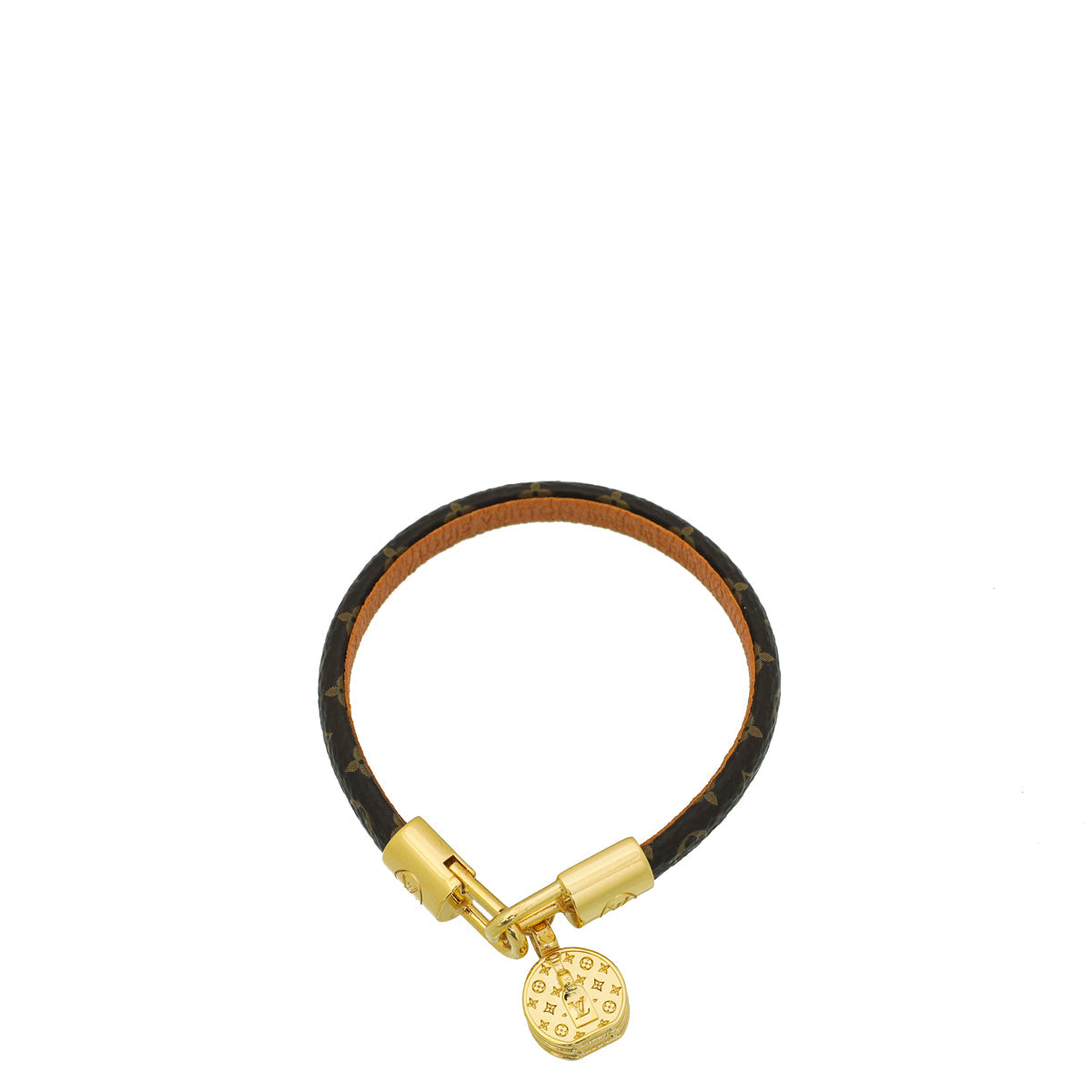 Louis Vuitton Brown Monogram Tribute Bracelet 17