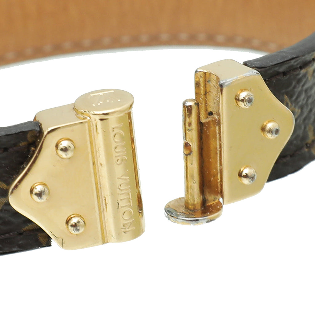 Louis Vuitton Brown Monogram Nano Spirit Bracelet