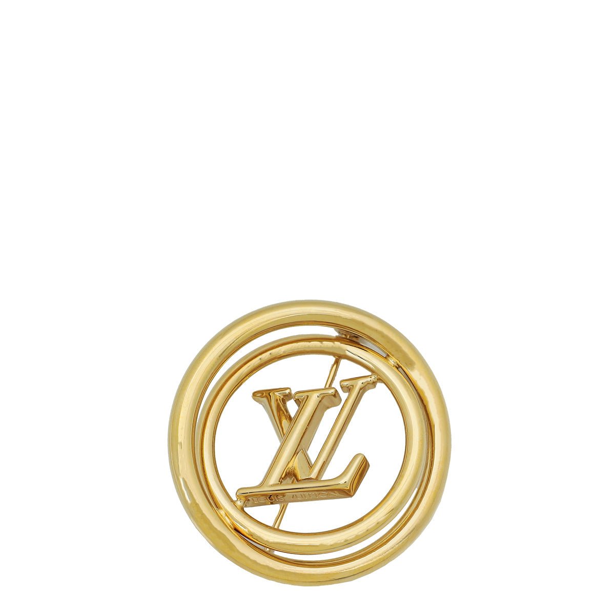 Louis Vuitton Gold Tone Stellar Pin