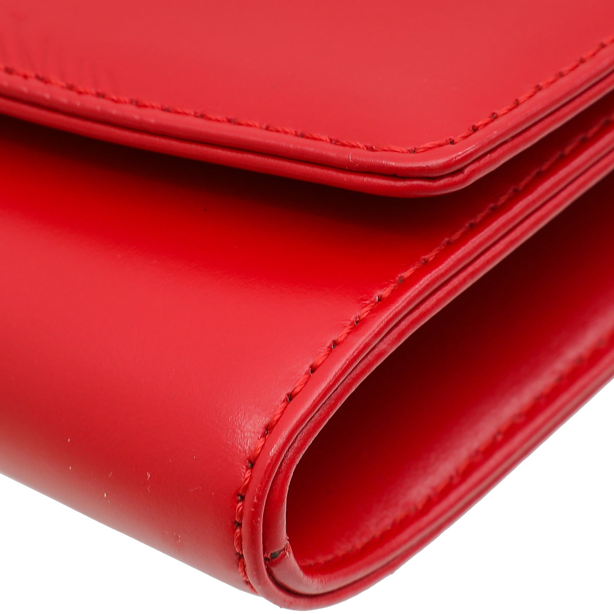 Louis Vuitton Red Opera Pochette Egee Clutch Bag