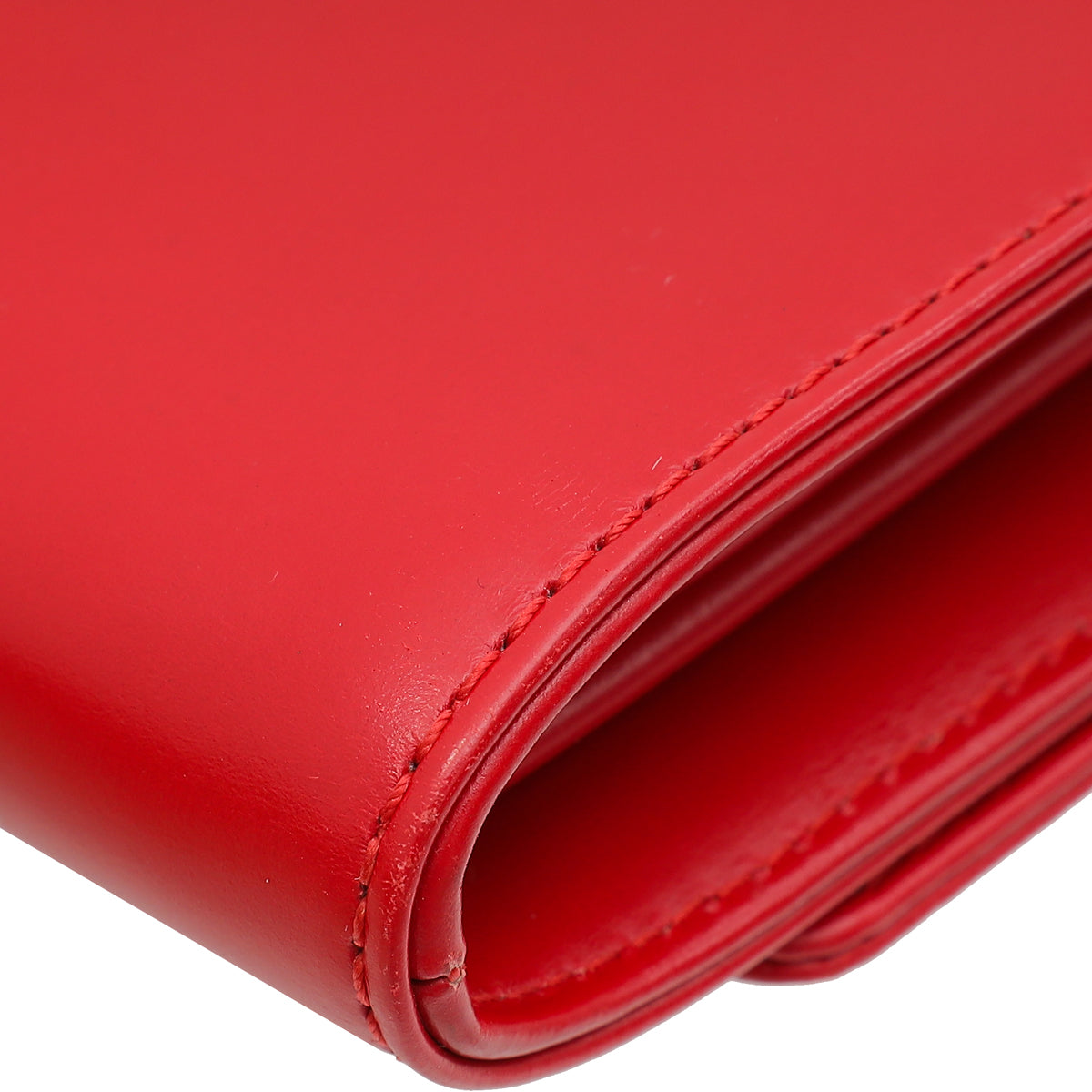 Louis Vuitton Red Opera Pochette Egee Clutch Bag