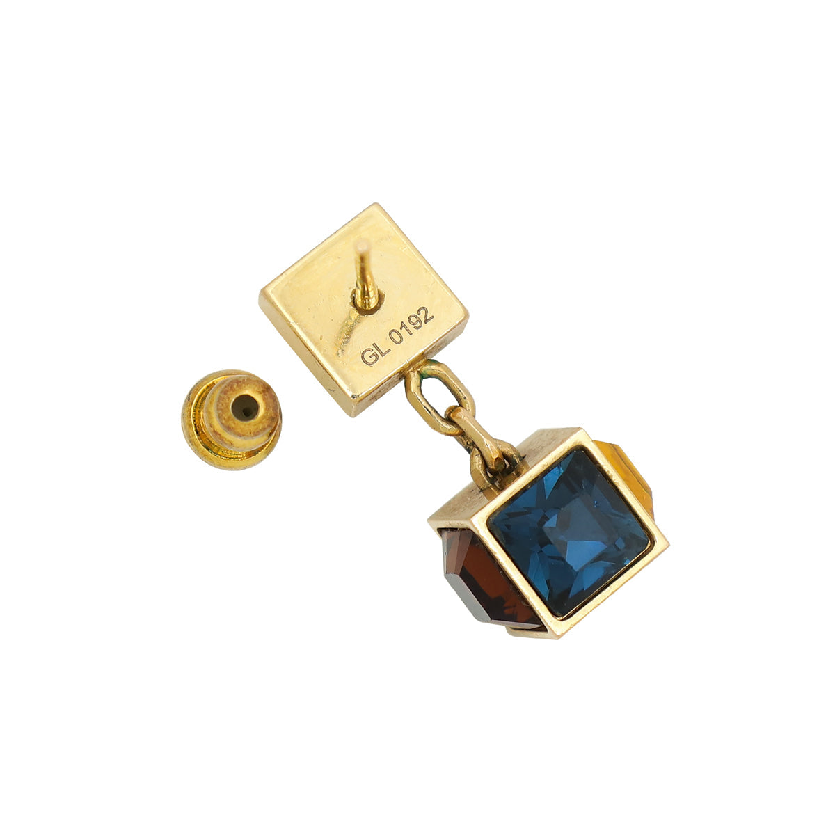 Louis Vuitton Multicolor Gamble Drop Earrings