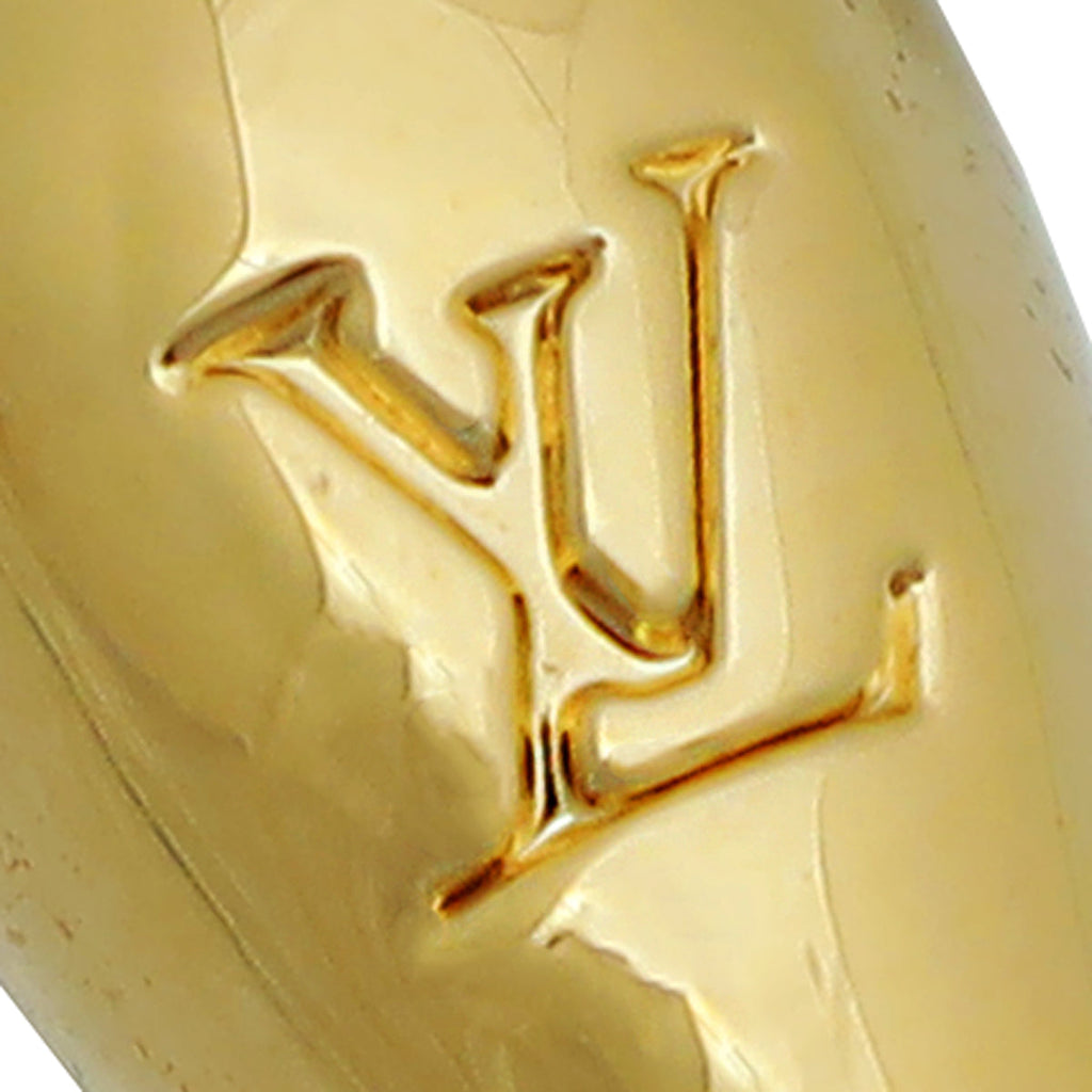 Louis Vuitton White Louisette Stud Earrings