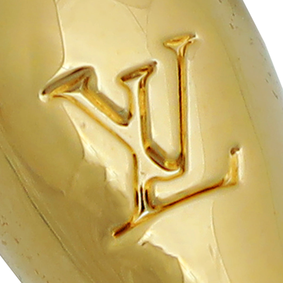 Louis Vuitton White Louisette Stud Earrings