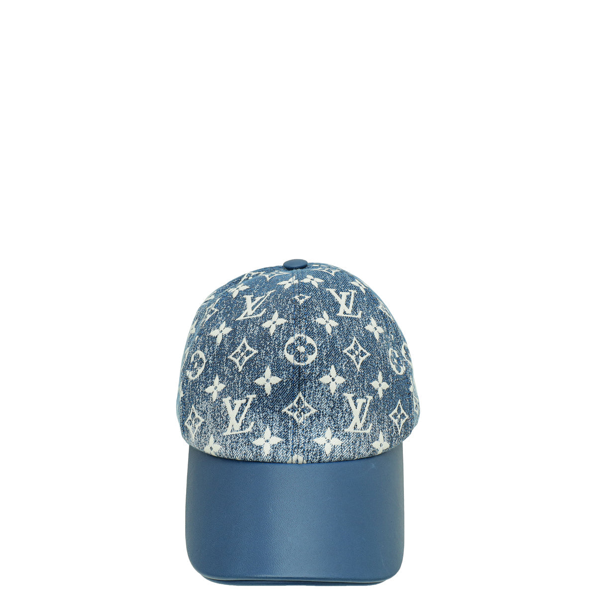 Louis Vuitton Navy Blue Monogram Jacquard Denim Cap