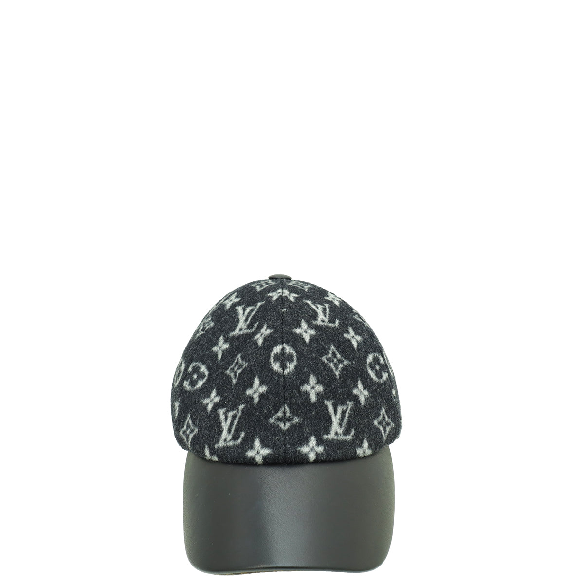 Louis Vuitton Black Monogram Wool Medium Carry On Cap