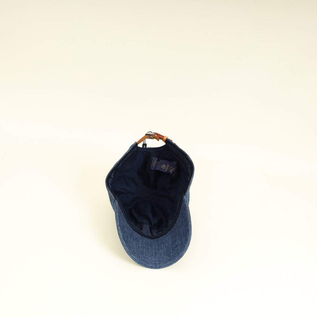 Louis Vuitton Blue Logo Embroidery Baseball Cap