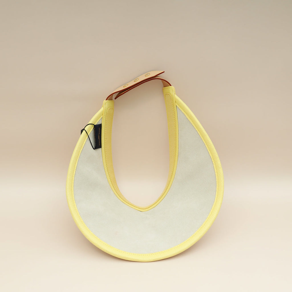 Louis Vuitton Yellow Raffia Monogram Strawgram Visor