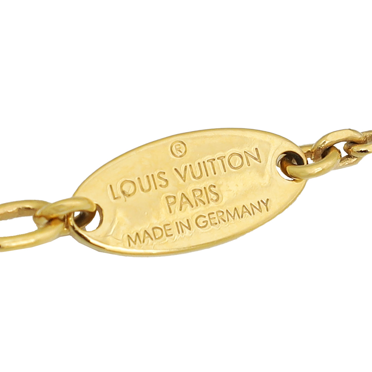 Louis Vuitton Gold Blooming Strass Necklace