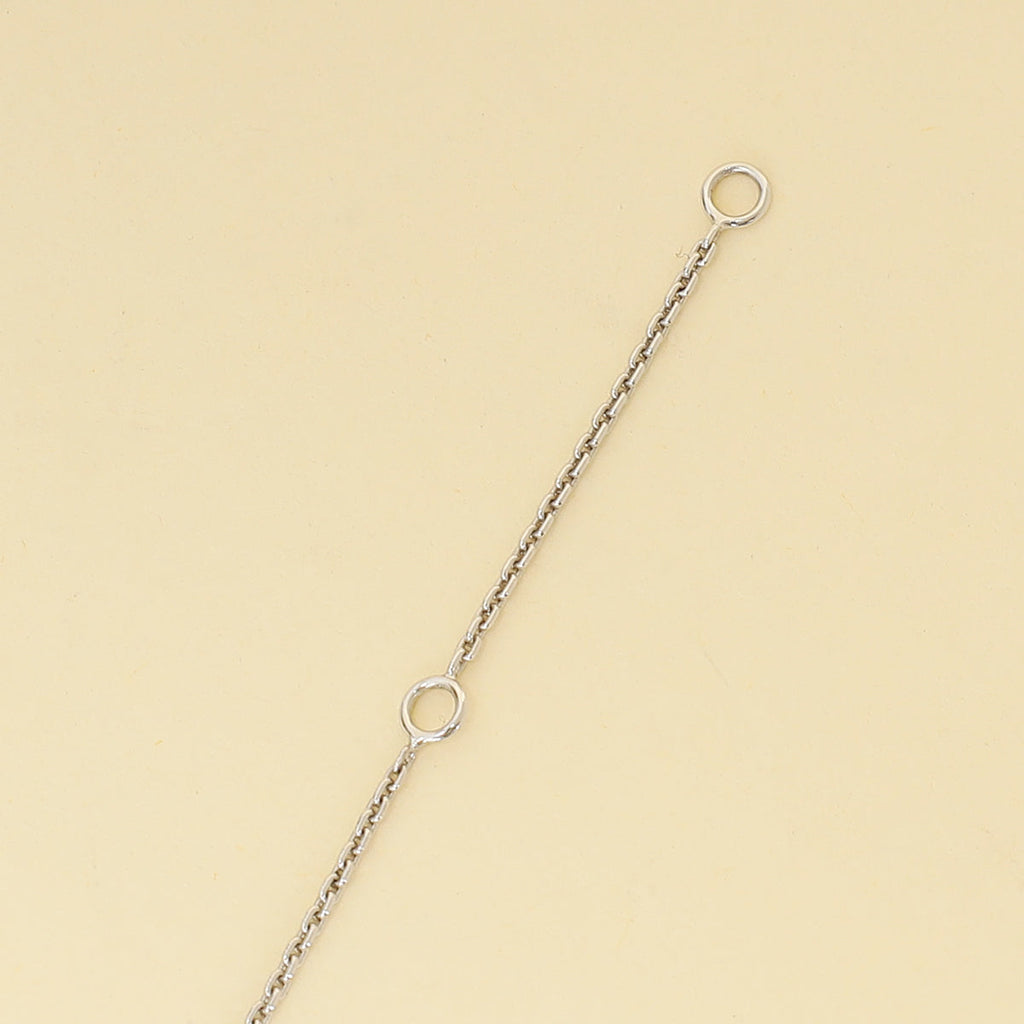 Louis Vuitton 18K White Gold Diamond Volt One Small Pendant Necklace