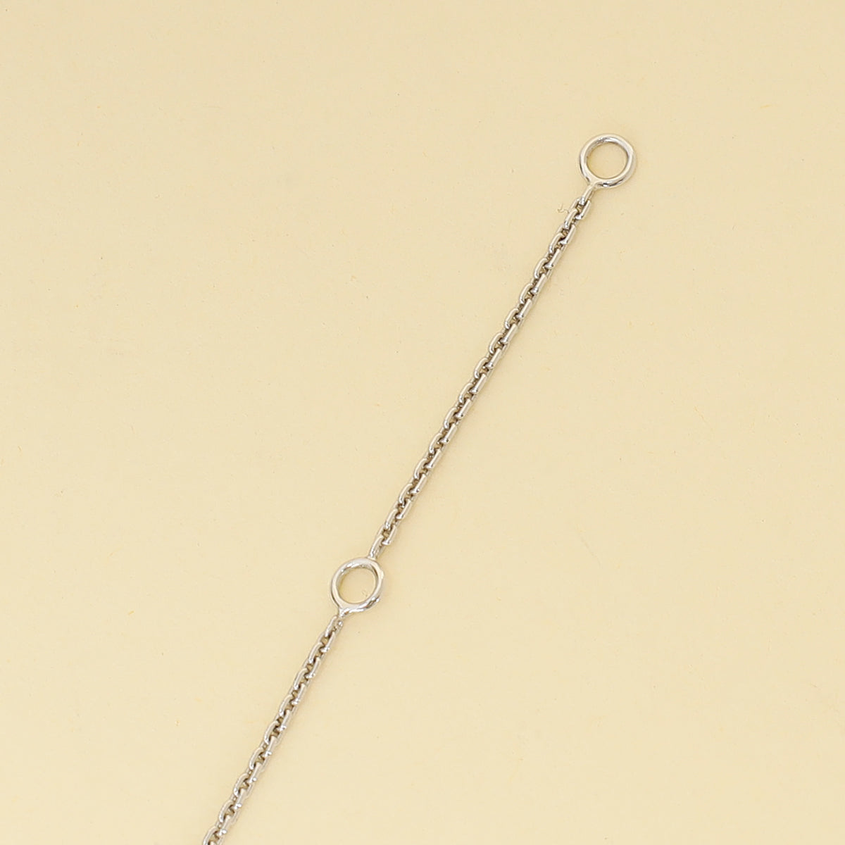 Louis Vuitton 18K White Gold Diamond Volt One Small Pendant Necklace
