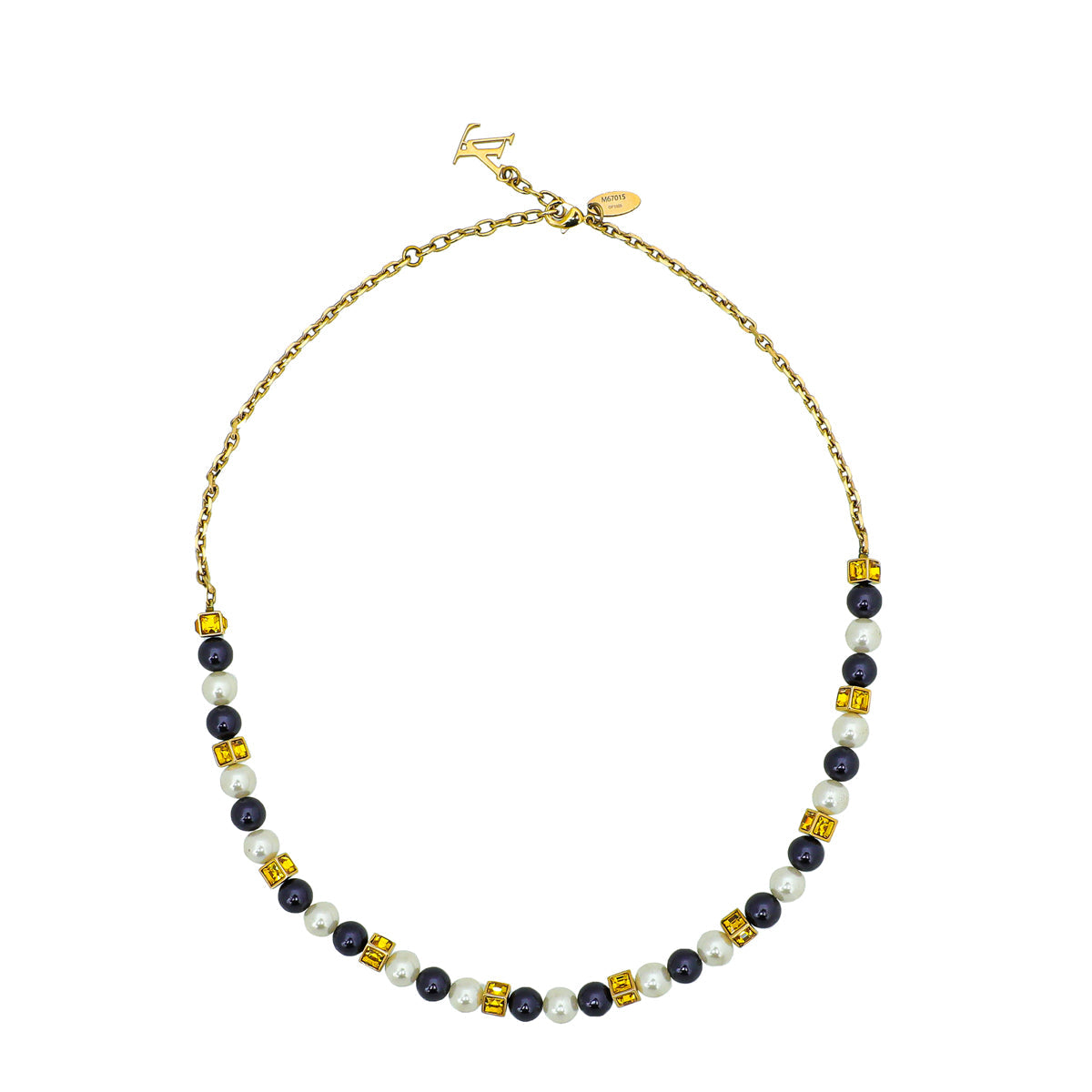 Louis Vuitton Pearl Crystal Cry Me A River Necklace