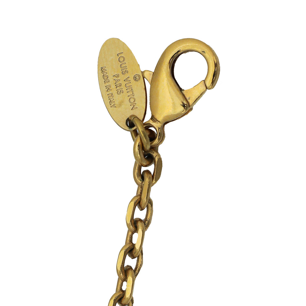 Louis Vuitton Multicolor Crystal Love Letter Timeless Long Necklace