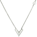 Louis Vuitton Silver Essential V Supple Necklace