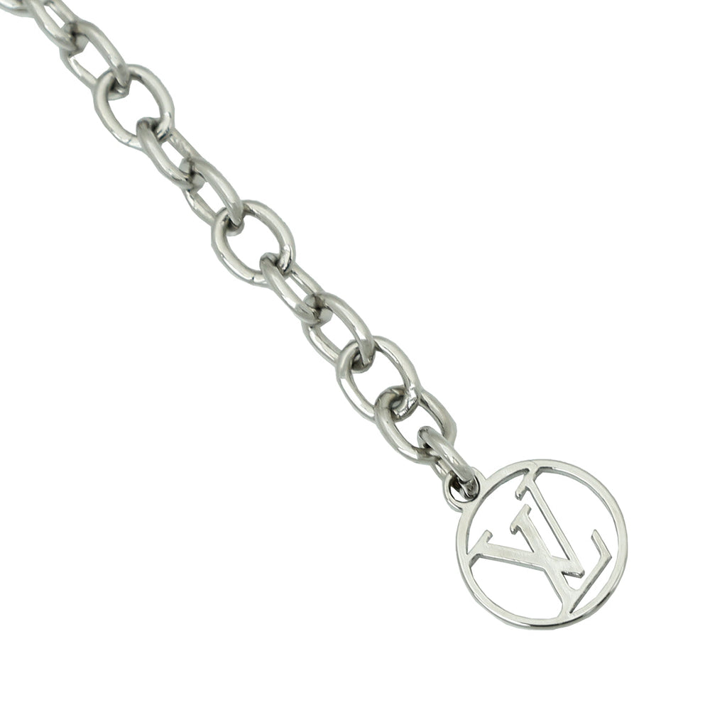 Louis Vuitton Silver Essential V Supple Necklace