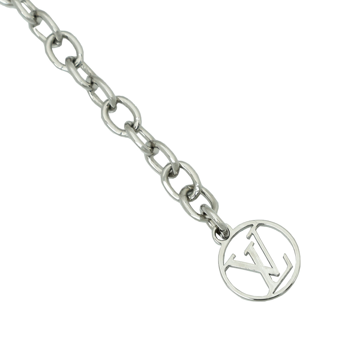 Louis Vuitton Silver Essential V Supple Necklace