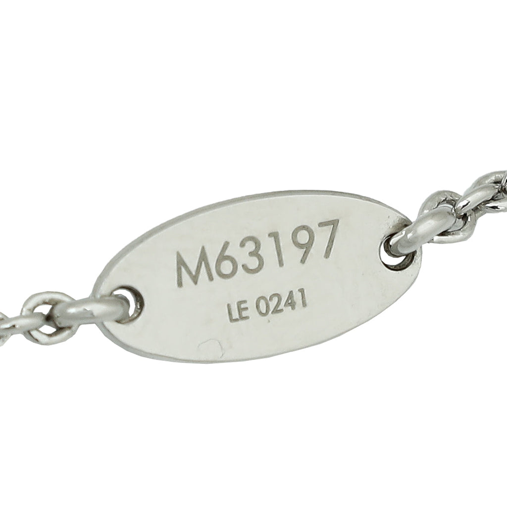 Louis Vuitton Silver Essential V Supple Necklace