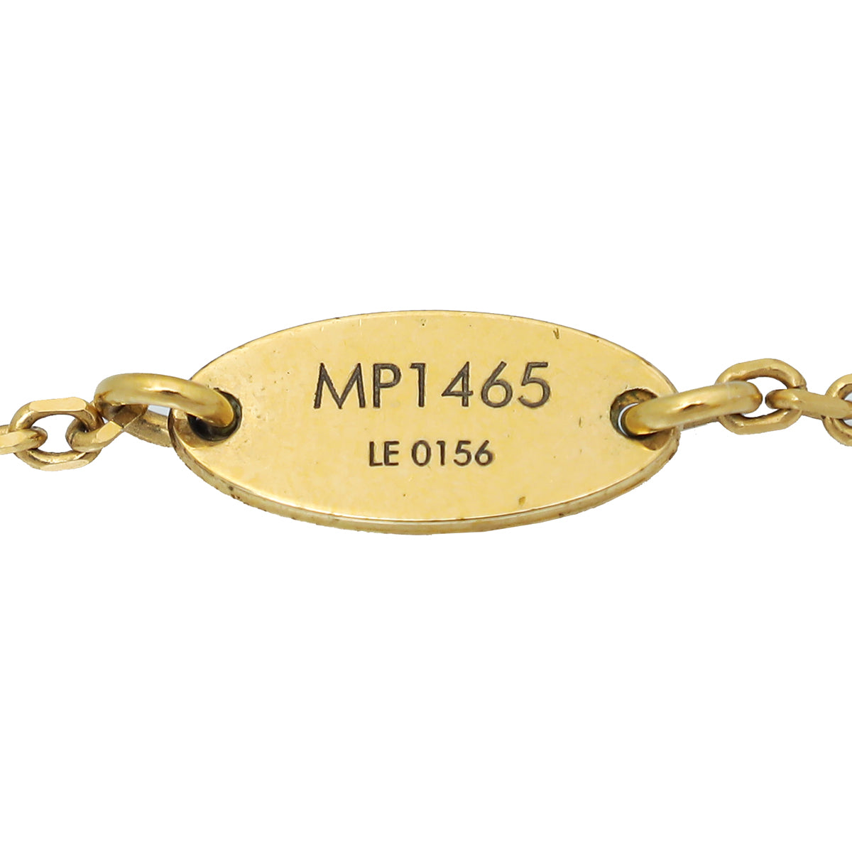 Louis Vuitton Gold Essential V Necklace