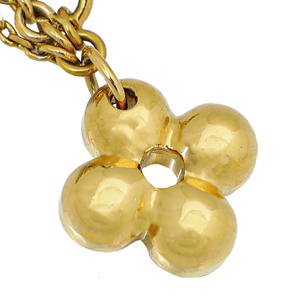 Louis Vuitton Gold Blooming Supple Necklace