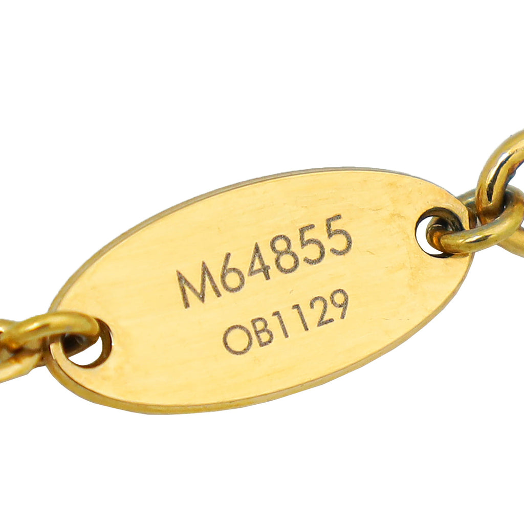 Louis Vuitton Gold Blooming Supple Necklace