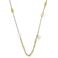 Louis Vuitton Bicolor Tone Logomania Sautoir Necklace