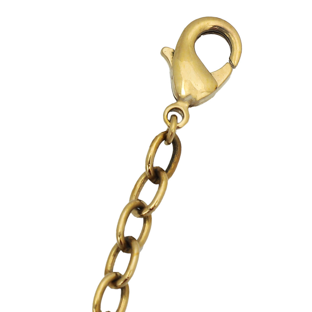 Louis Vuitton Bicolor Tone Logomania Sautoir Necklace