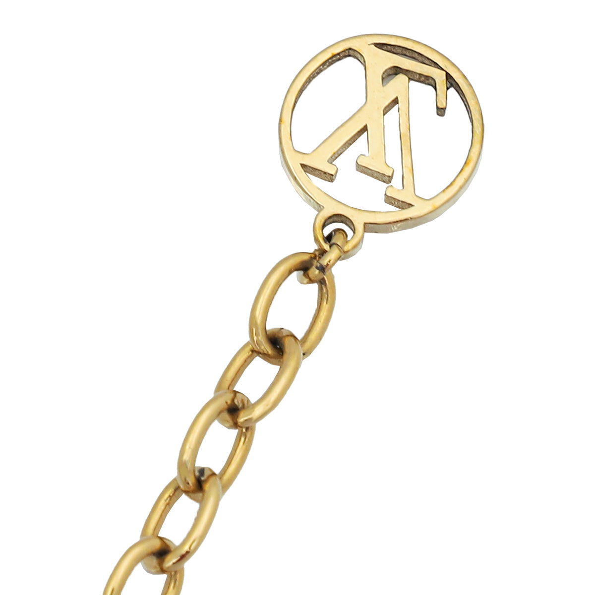 Louis Vuitton Bicolor Tone Logomania Sautoir Necklace