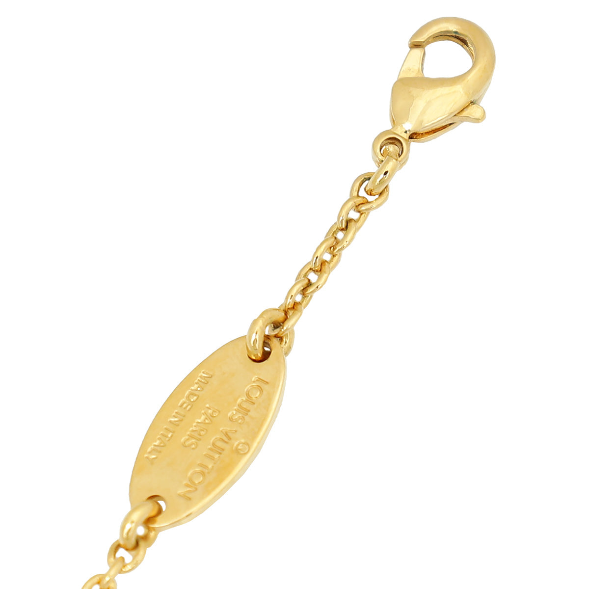 Louis Vuitton Gold Essential V Necklace
