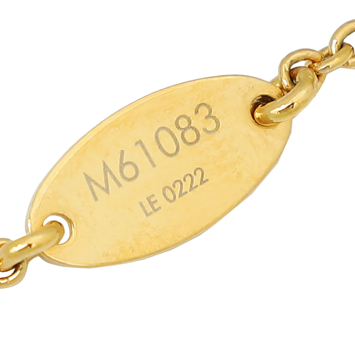 Louis Vuitton Gold Essential V Necklace