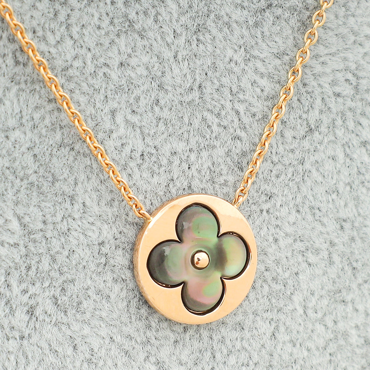 Louis Vuitton 18K Rose Gold Colour Blossom Sun Pendant Necklace