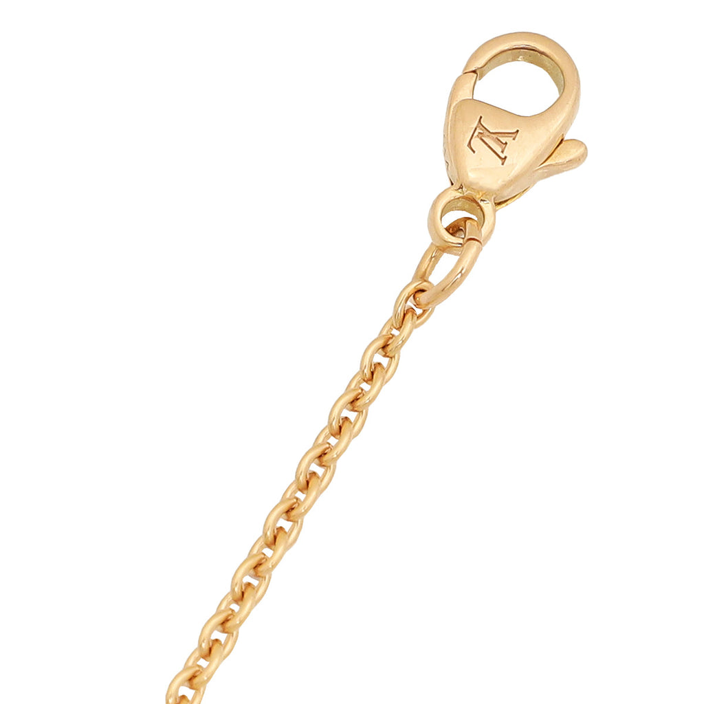 Louis Vuitton 18K Rose Gold Colour Blossom Sun Pendant Necklace