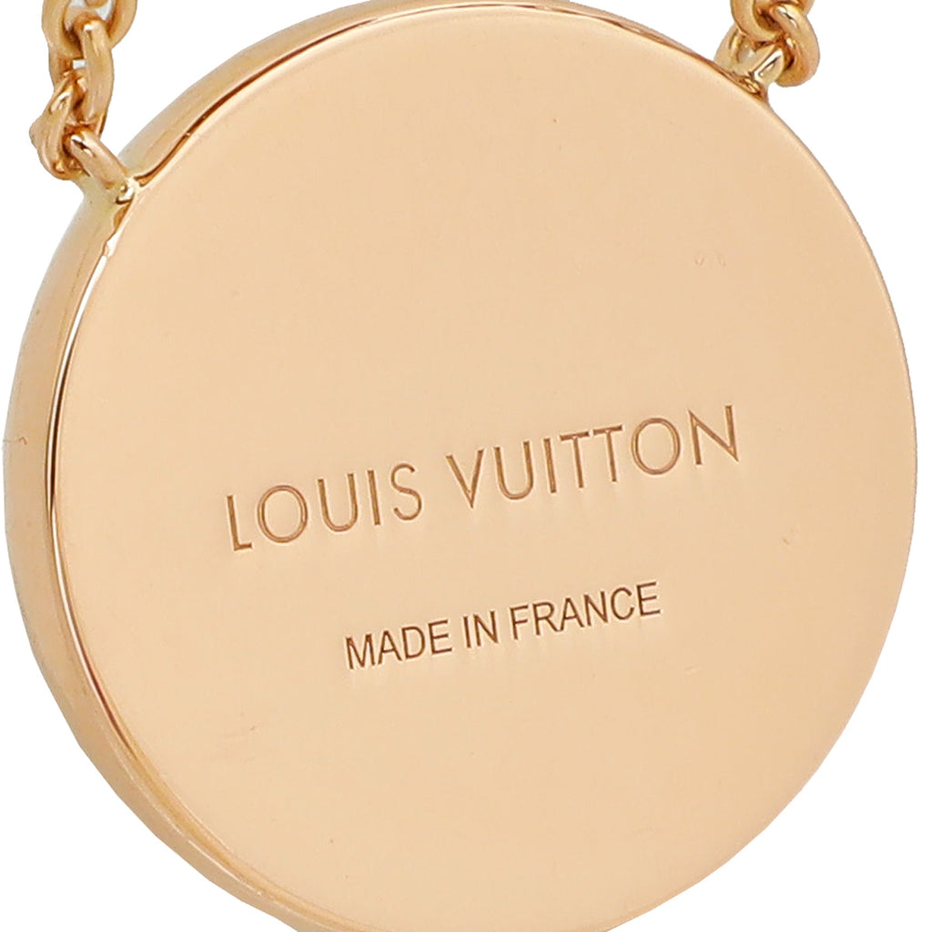 Louis Vuitton 18K Rose Gold Colour Blossom Sun Pendant Necklace