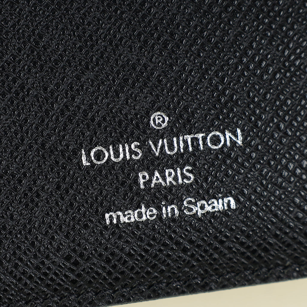 Louis Vuitton Black Taiga Passport Cover
