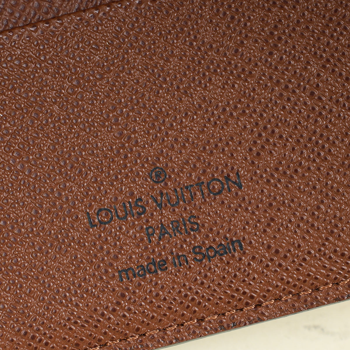 Louis Vuitton Brown Monogram Passport Cover