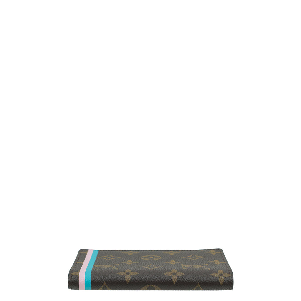 Louis Vuitton Monogram Christmas Animation Print Passport Cover