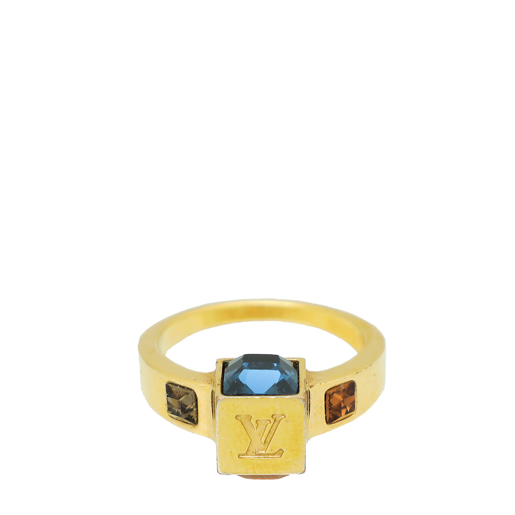 Louis Vuitton Multicolor Gamble Medium Ring (53/6.5)