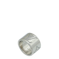 Louis Vuitton Silver Monogram Strass Crystal Wide Large Men's Ring 64