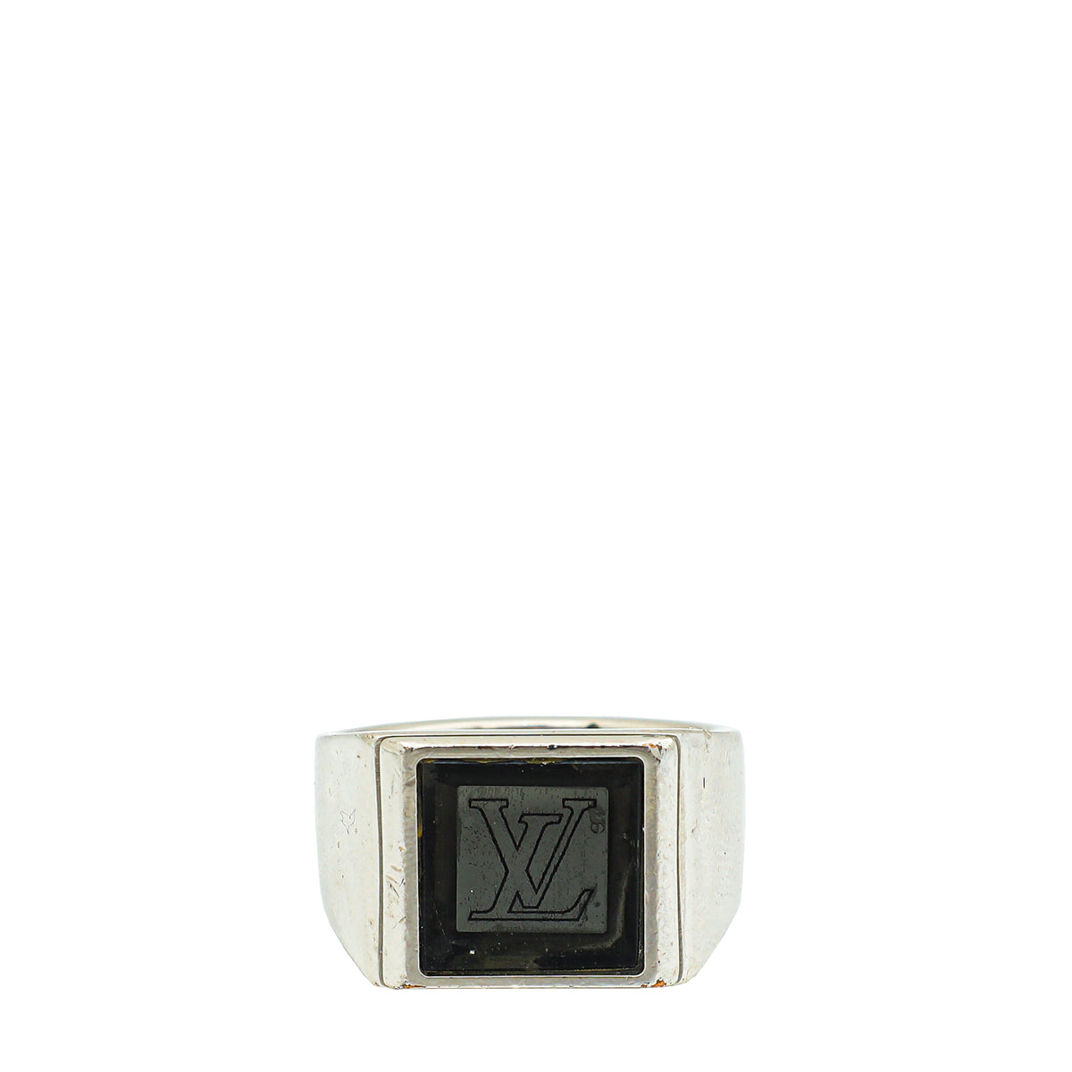 Louis Vuitton Silver Berg Large Men's Ring 64