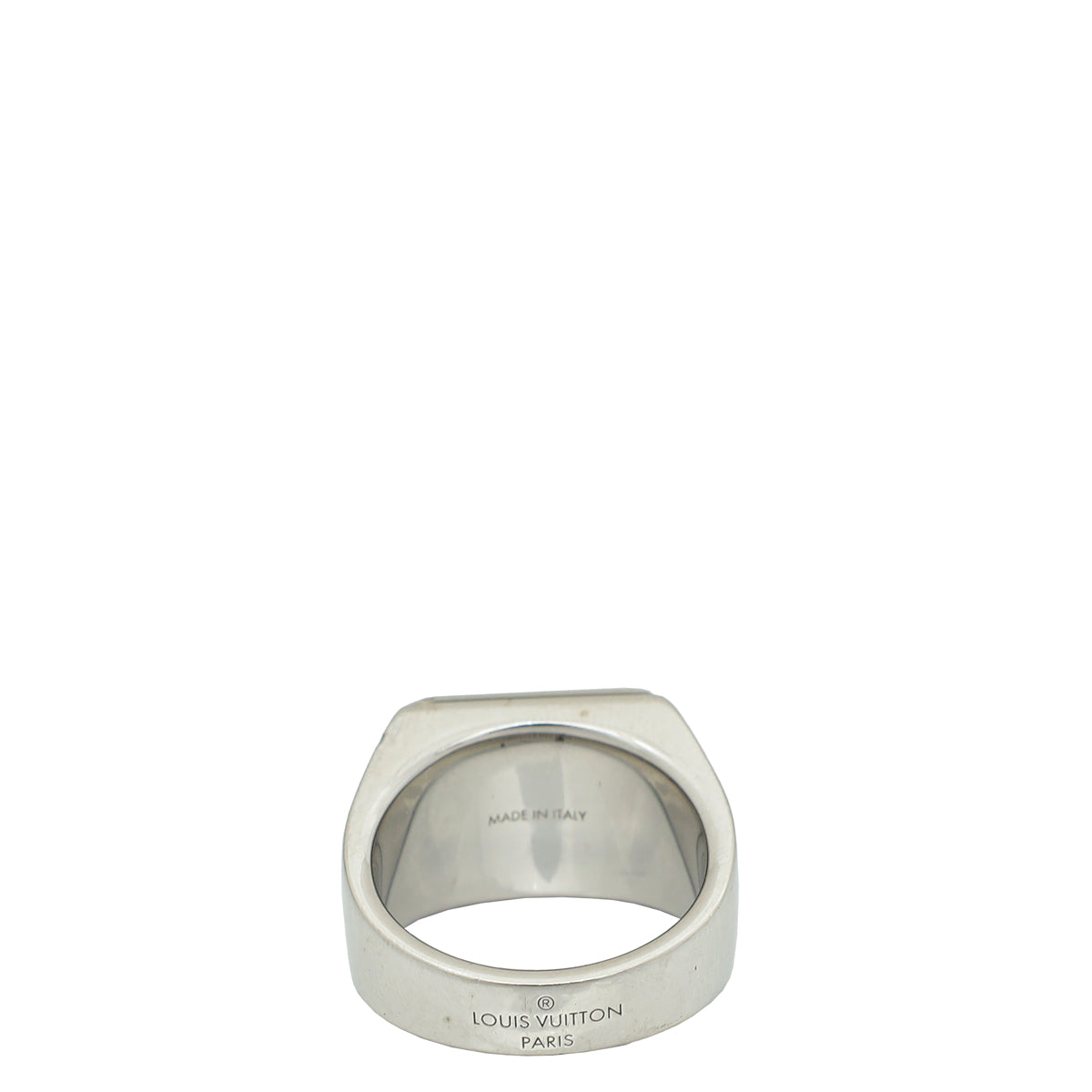 Louis Vuitton Silver Berg Large Men's Ring 64