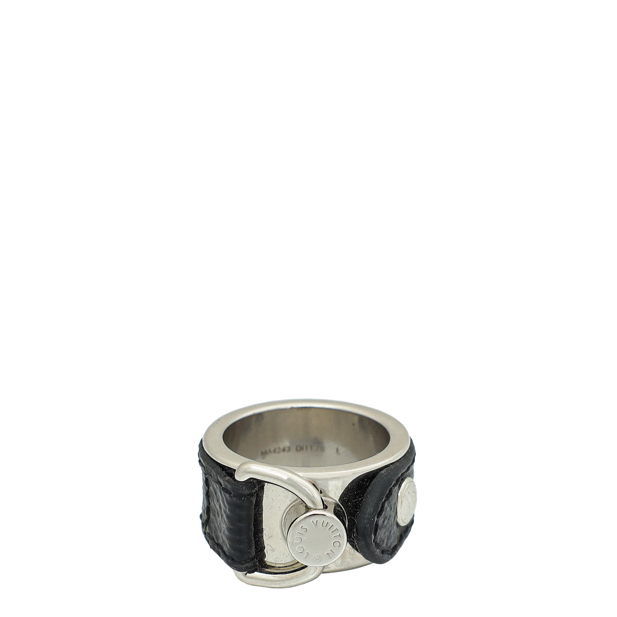 Louis Vuitton Monogram Eclipse Berg Men's Large Ring 62