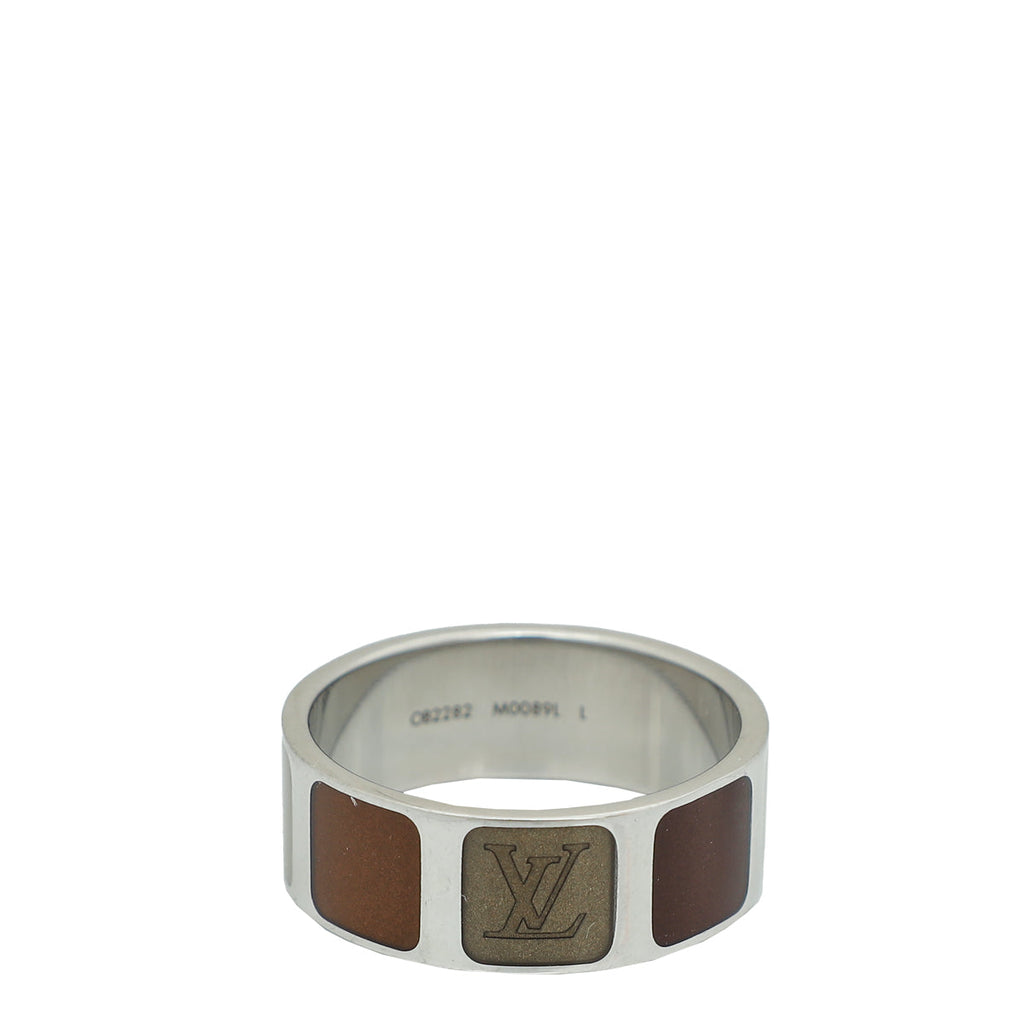 Louis Vuitton Multicolor Large Shades Men's Ring 63