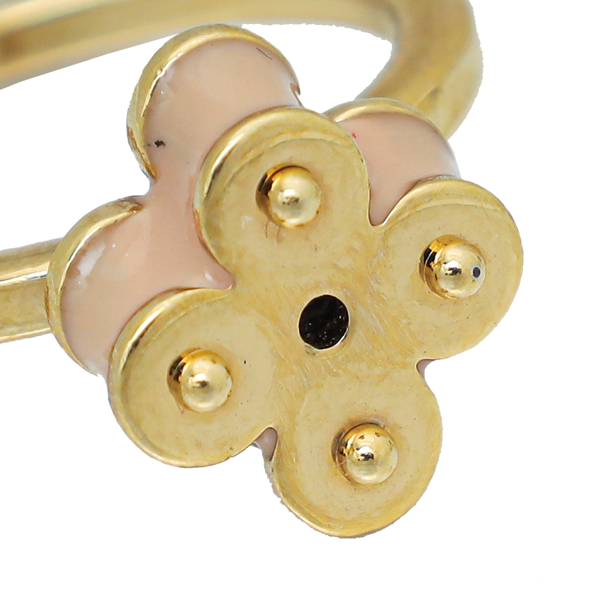 Louis Vuitton Gold Sweet Flowers Sautoir Medium Ring Set