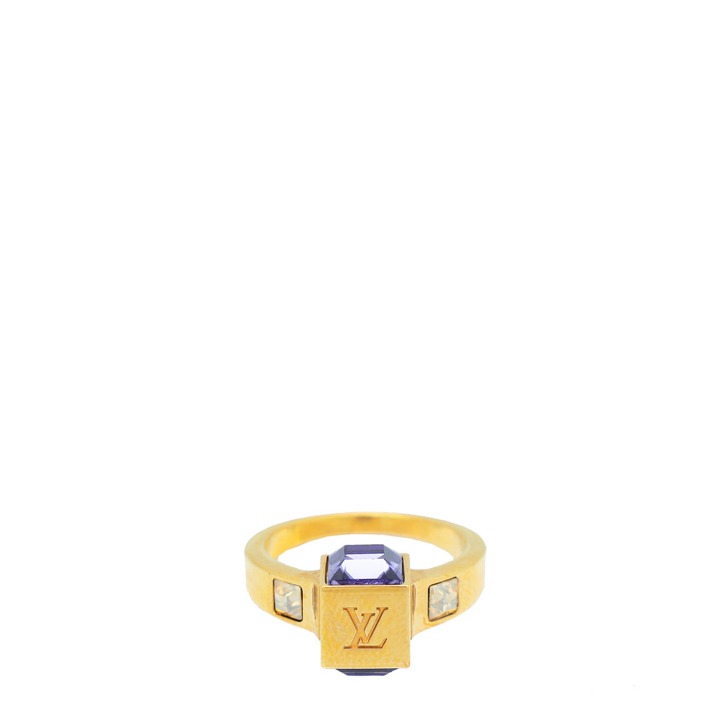 Louis Vuitton Purple Gamble Medium Ring