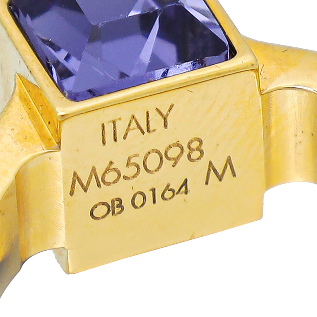 Louis Vuitton Purple Gamble Medium Ring