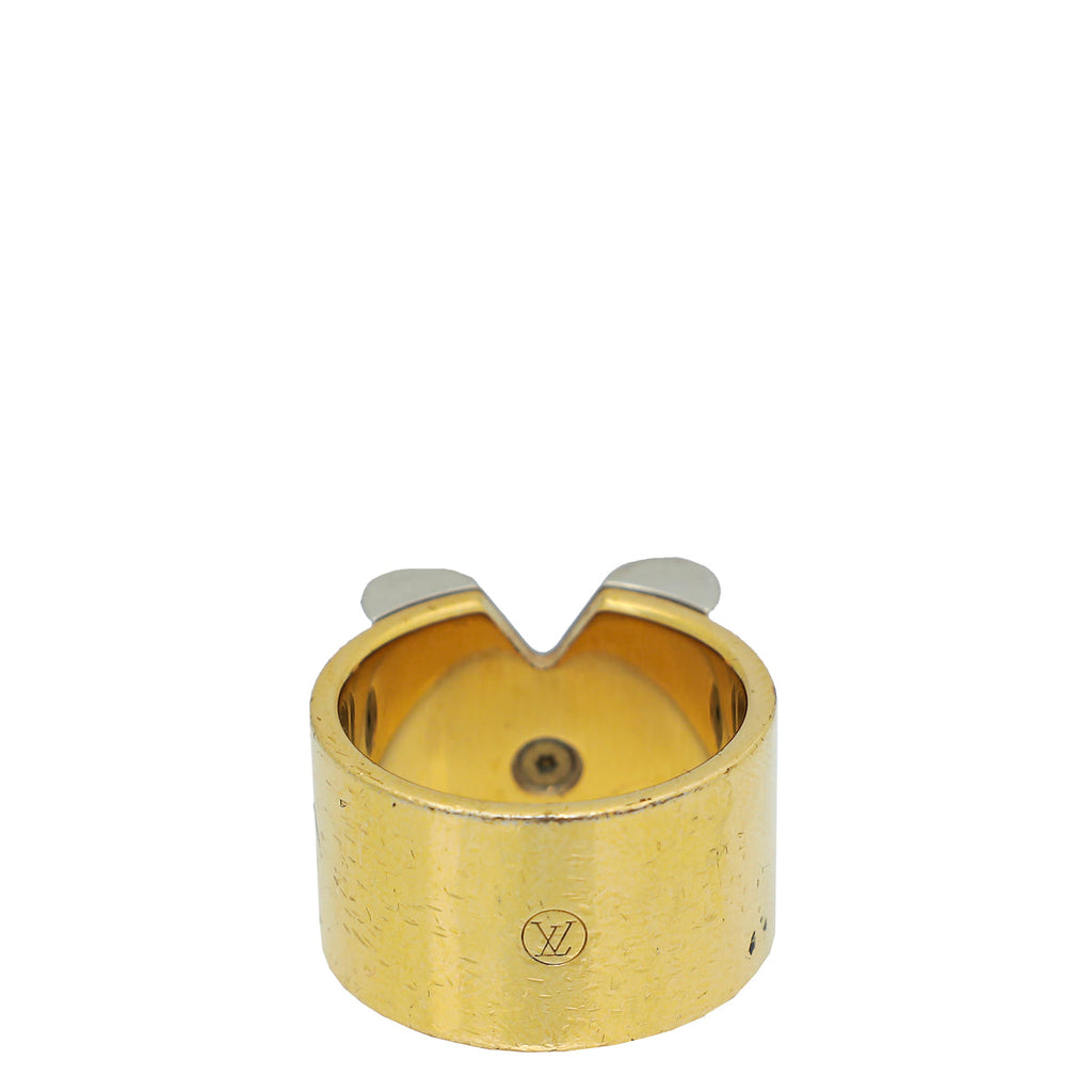 Louis Vuitton Bicolor V Essential Large Ring