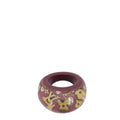 Louis Vuitton Monogram Purple Clear Resin Inclusion Small Ring