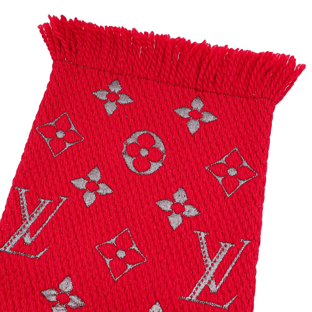 Louis Vuitton Bicolor Logomania Shine Scarf