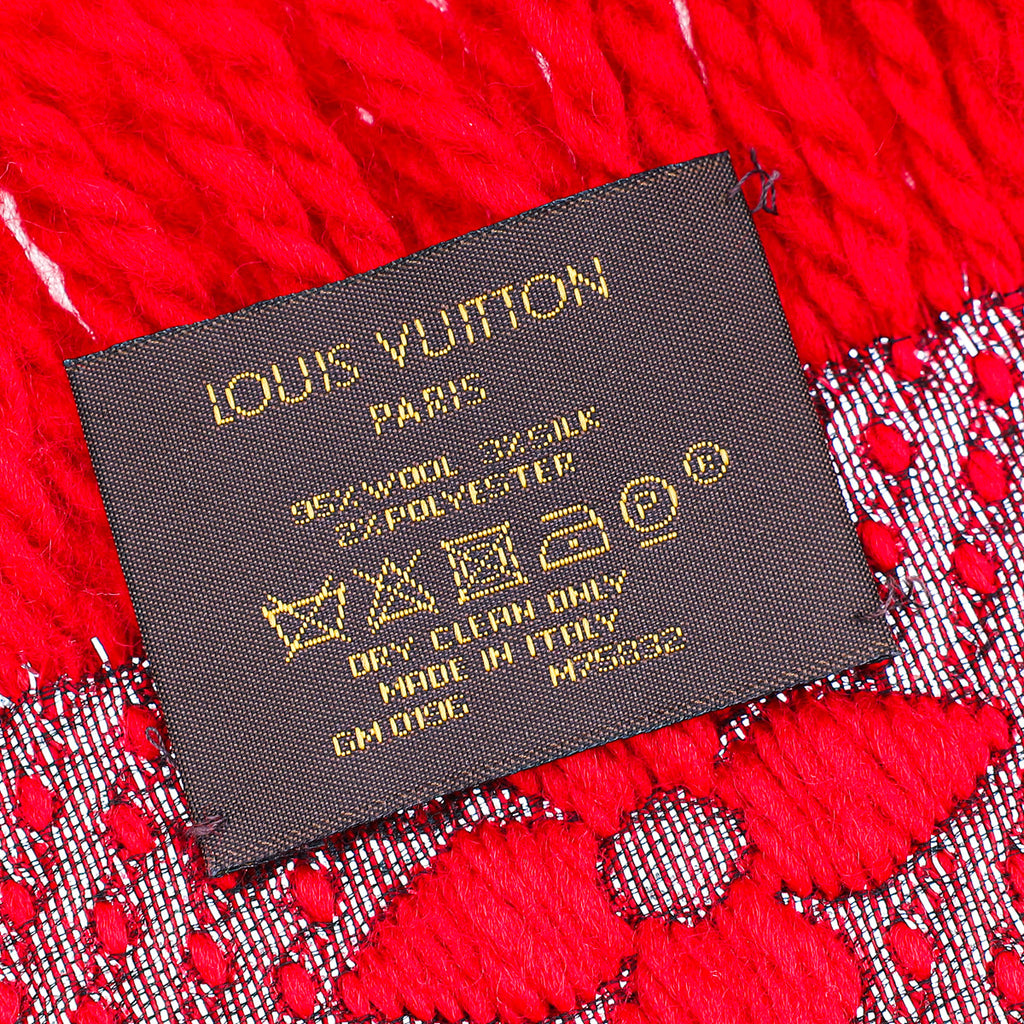 Louis Vuitton Bicolor Logomania Shine Scarf