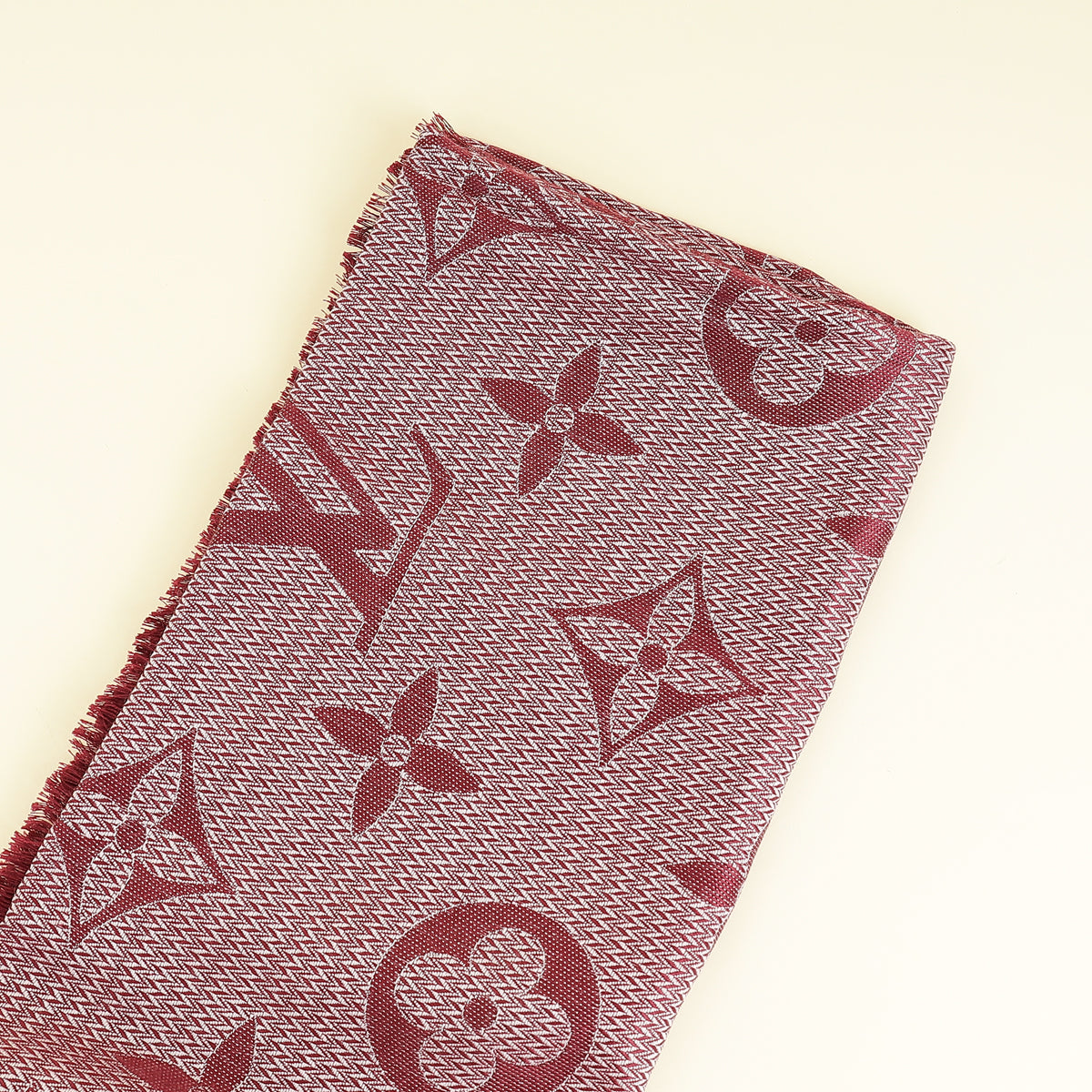 Louis Vuitton Bicolor Monogram Silk Wool Shawl