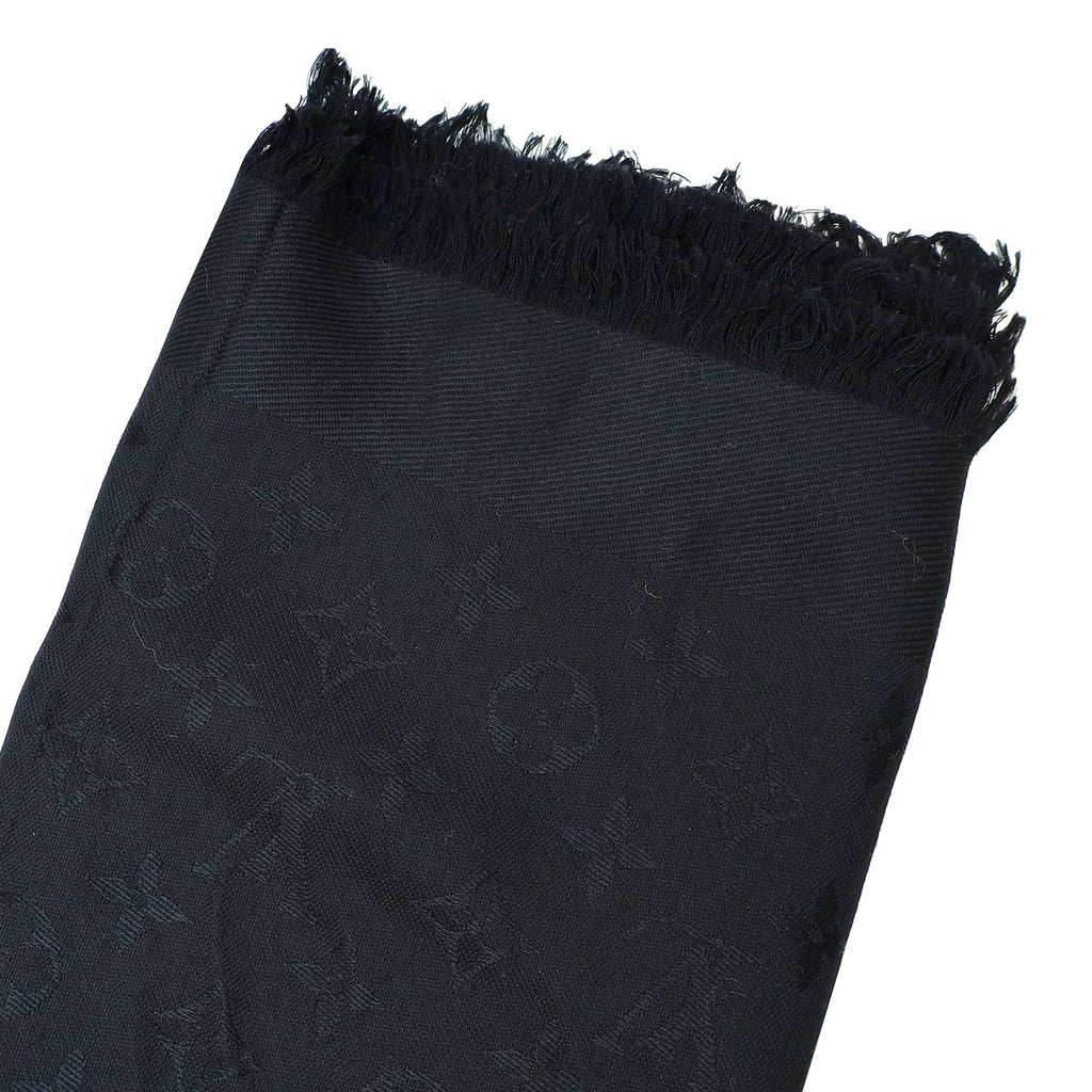 Louis Vuitton Black Monogram Classic Shawl